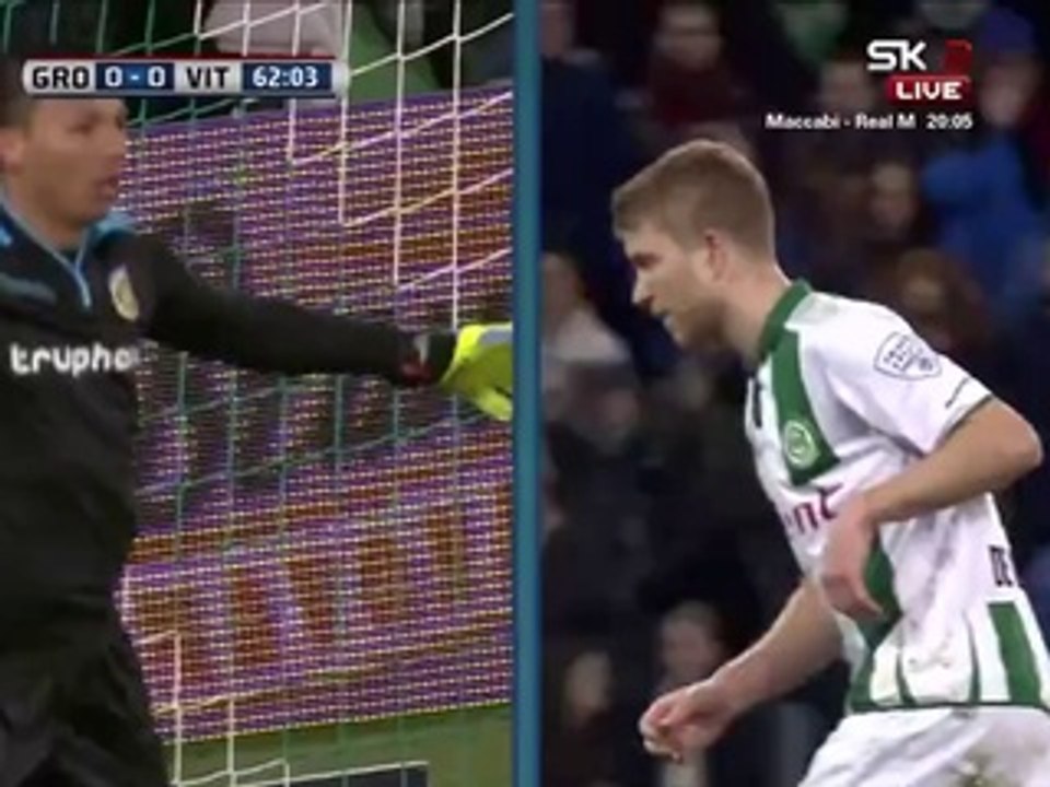 Tjaronn Chery 1:0 | FC Groningen - Vitesse 28.01.2015 HD