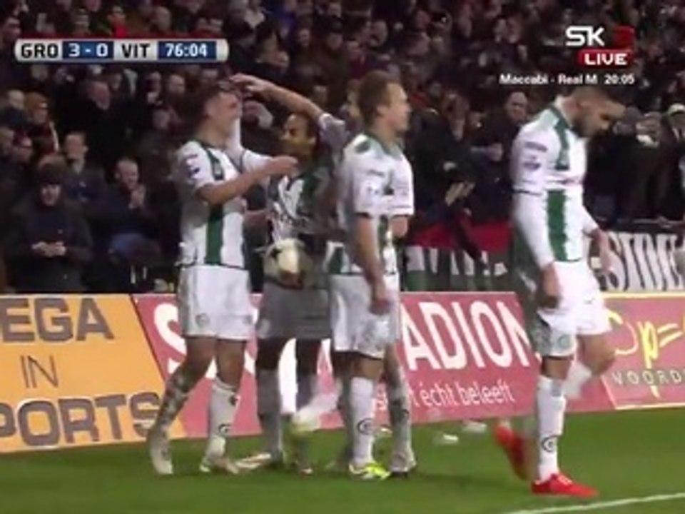 Yoell van Nieff 3:0 | FC Groningen - Vitesse 28.01.2015 HD