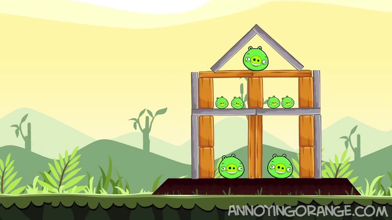 Annoying Orange vs Angry Birds