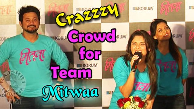 Fans Go Mad For Team Mitwaa -Sonalee Kulkarni, Swapnil Joshi, Prarthana Behere