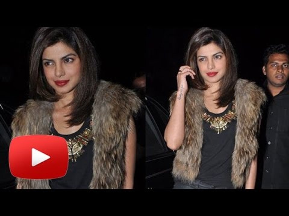 Priyanka Chopra @ Sanjay Leela Bhansali's Padma Shri Party