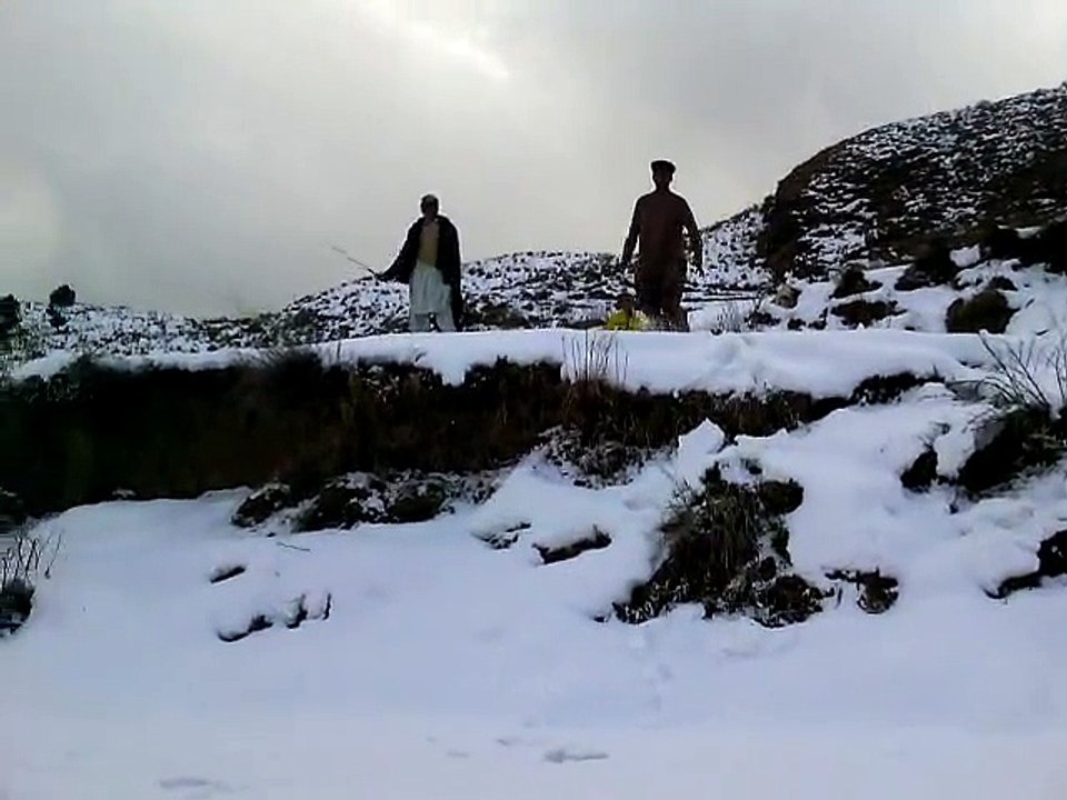 Jumping in snow