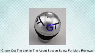 Universal GT LED Blue Light Aluminium Alloy Manual Transmission Shift Knob Gear Review
