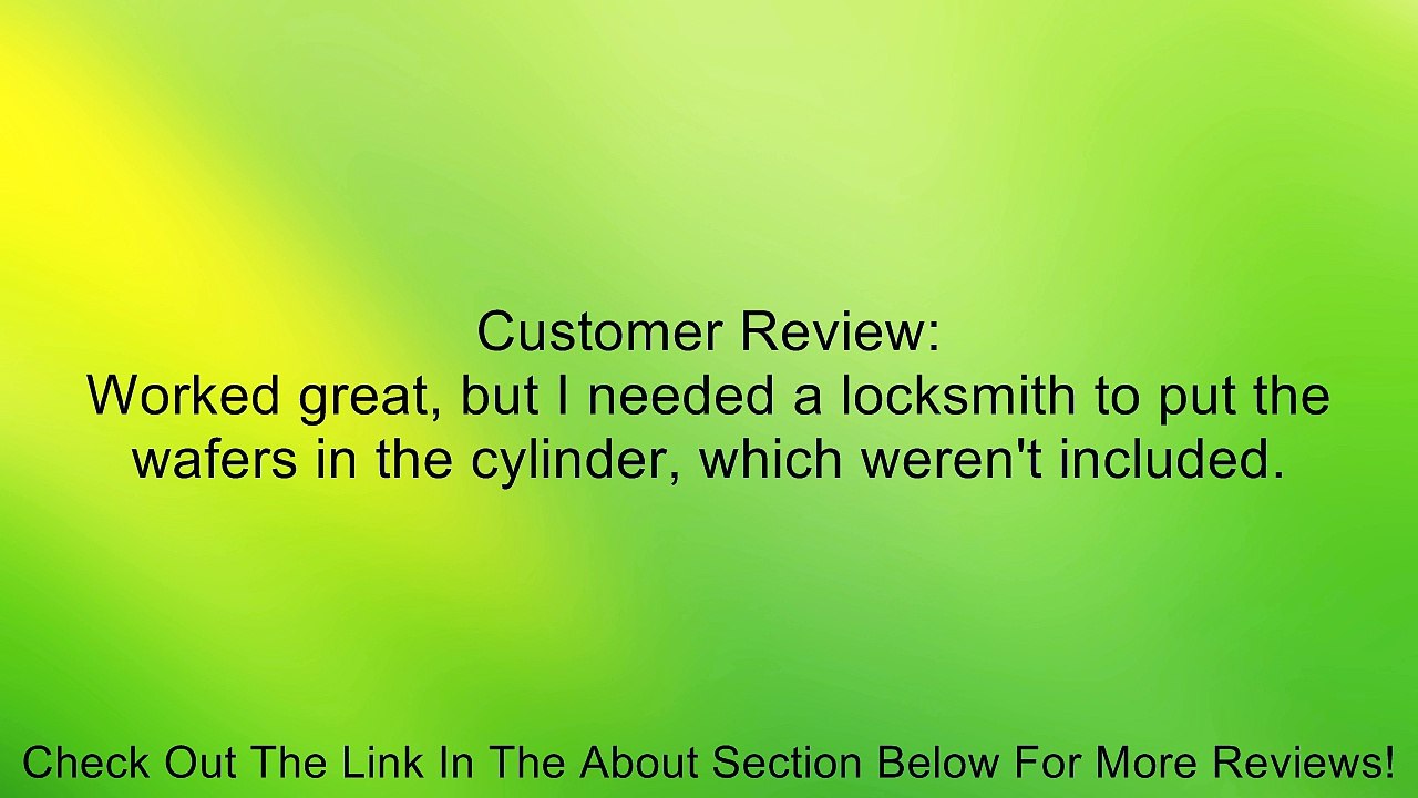 Genuine GM 89022371 Door Lock Cylinder Kit, Front, Left Review