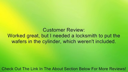 Genuine GM 89022371 Door Lock Cylinder Kit, Front, Left Review