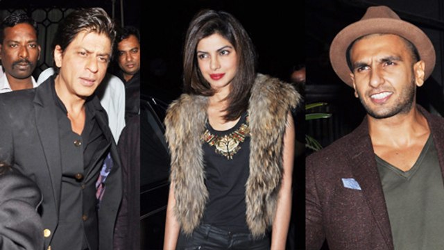 Shahrukh Khan, Priyanka Chopra Ranveer At Sanjay Leela Bhansali Padma Shri Party