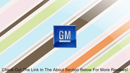 Genuine GM 26001827 Steering Column Bearing Kit Review