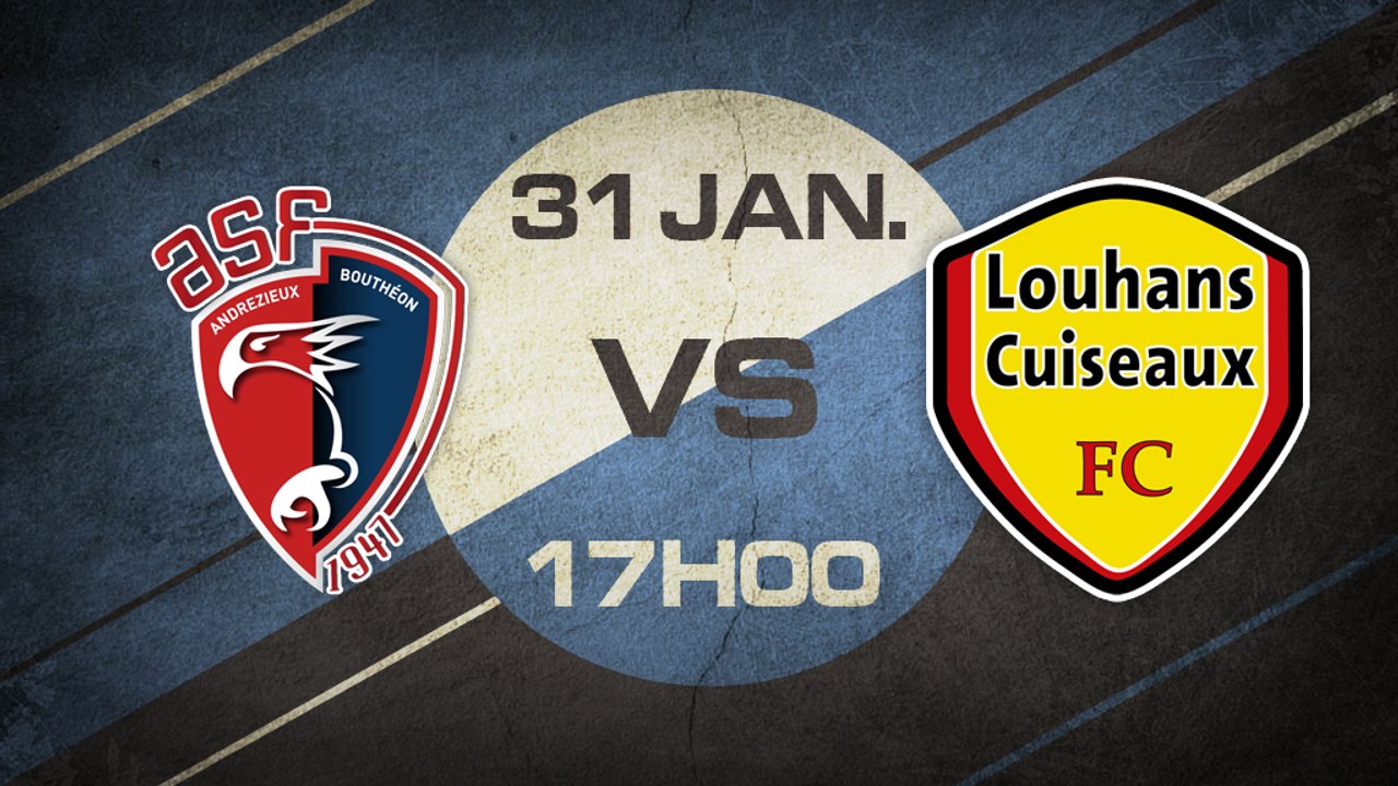 Samedi 31 Janvier à 17h00 - Andrézieux SF - Louhans Cuiseaux - CFA2 F