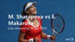 M. Sharapova vs E. Makarova live stream