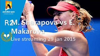 watch M. Sharapova vs E. Makarova live match