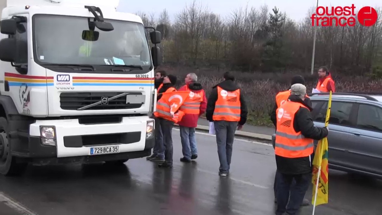 Rennes : les routiers CFDT renforcent la mobilisation