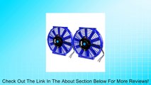 10 Inch High Performance Blue Electric Radiator Cooling Fan Assembly Kit (Pack of 2) Review