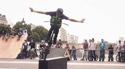 La Bastille prise d'assaut par les riders