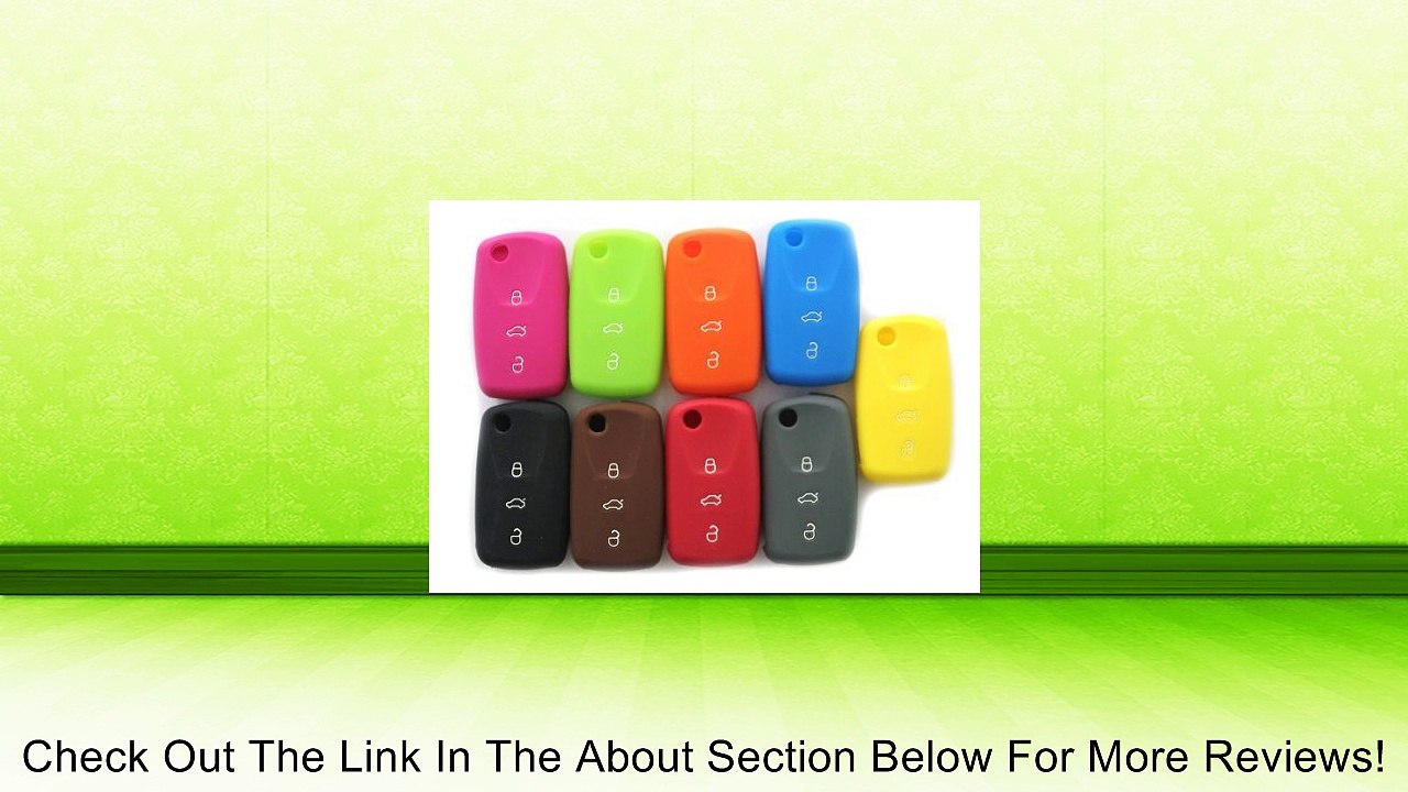 VW Volkswagen Black Remote Flip Key Silicone Protecting Key Case Cover Fob Holder 3 Buttons Review