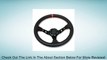 320mm Aluminum Deep Dish Racing Steering Wheel Black Center Spoke Review