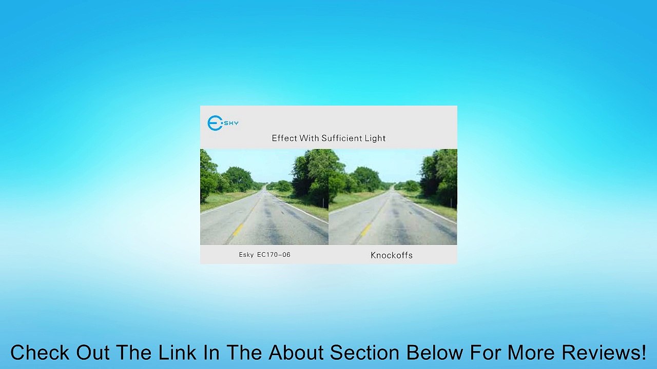 Esky� EC170-11 World Smallest HD Color CCD Waterproof Vehicle Car Rear View Backup Camera, 170 Degree Viewing Angle Rearview Camera- Size: 0.86*0.65*0.50 inch (No Guideline Version) Review