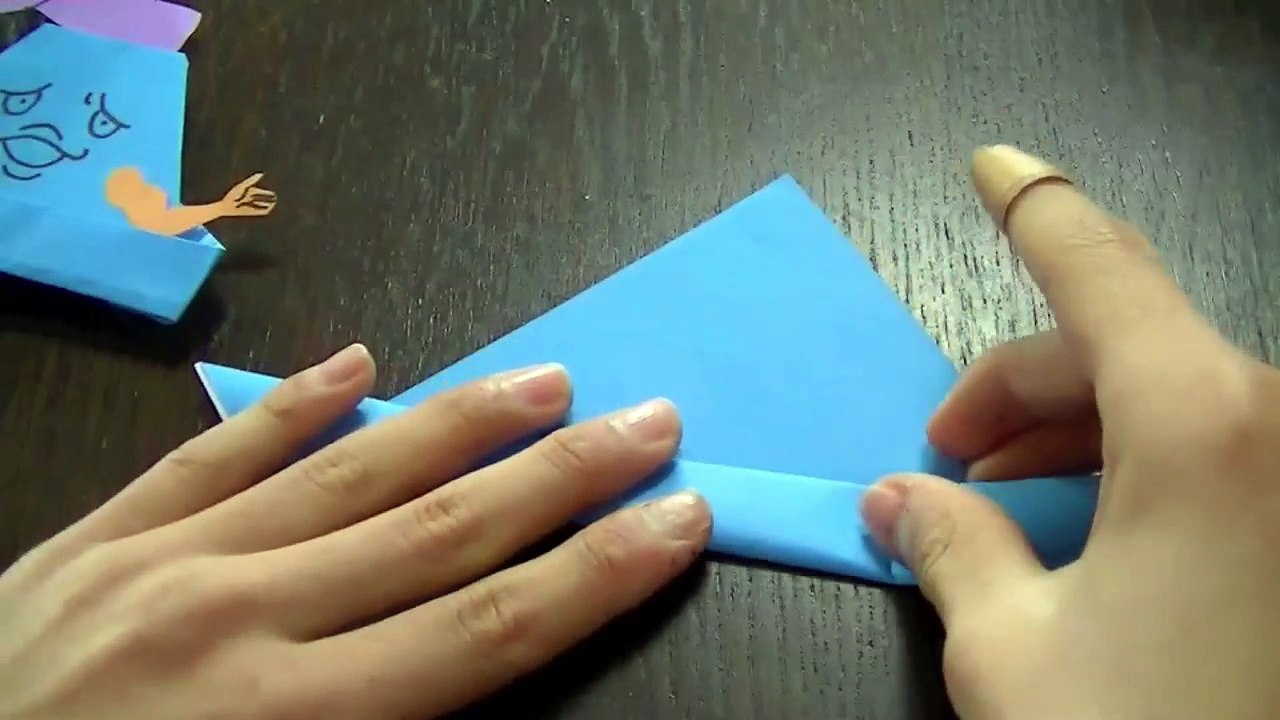 【折り紙】 妖怪ウォッチ　あっそう山の簡単な折り方動画　How to make Origami...
