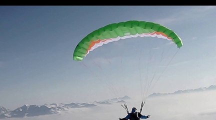 Entre ski et parapente avec Maxence Cavalade et François Bon