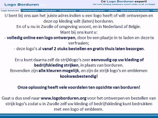 Logo op kleding borduren in Zwolle