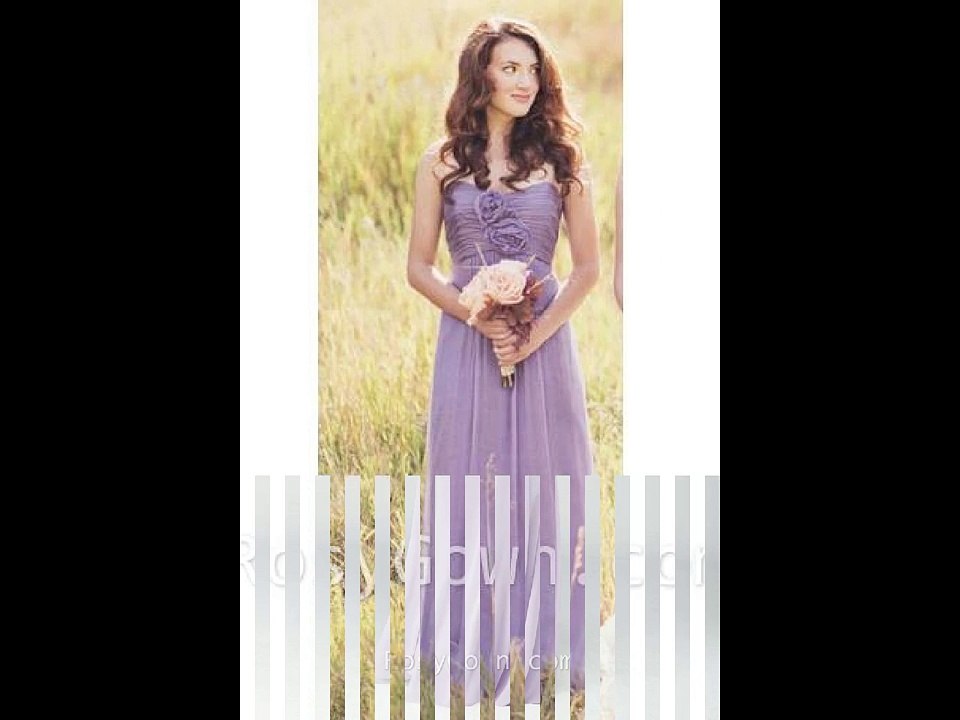 Chiffon Bridesmaid Dresses | Chiffon Gown - Rosygown