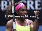 watch S. Williams vs M. Keys 29 jan live