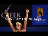 watch S. Williams vs M. Keys 29 jan live stream