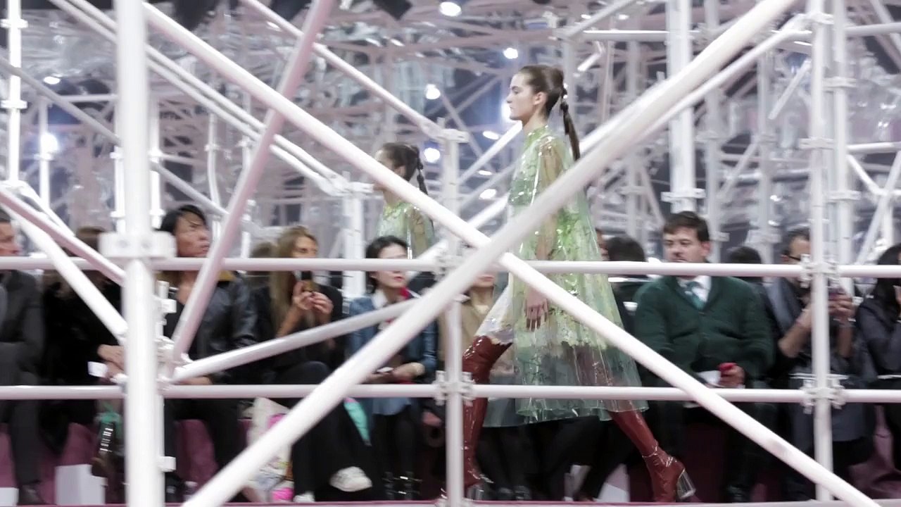 Backstage at Dior haute couture Spring/Summer 2015 with Peter Philips