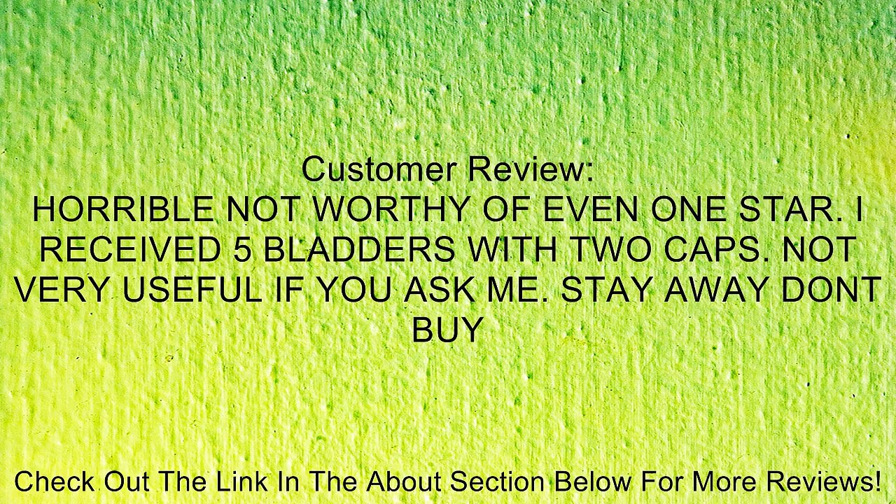 USWE 101014 Refill Bladder Review