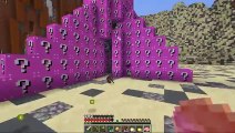 Minecraft - LUCKY ROCKET CHALLENGE (Pink Lucky Blocks!!) - Mod Minigame