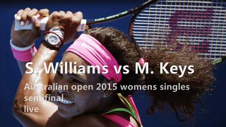 Serena vs M. Keys live online
