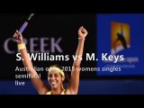 live Serena vs M. Keys online tv