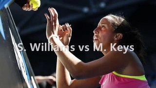 live Serena vs M. Keys on mac