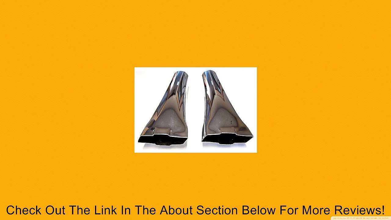 The Parts Place Universal Chevrolet Chevy Bowtie 2.5" Exhaust Tips Review