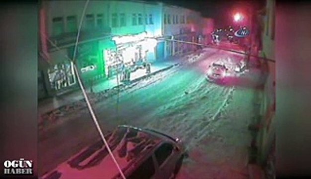 Kalorifer kazanı böyle patladı