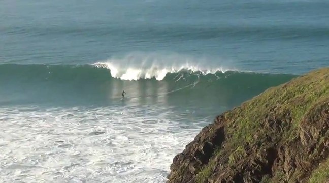 Session paddle en Bretagne avec Ben Carpentier, grâce au cyclone Rafael
