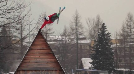 60 secondes de ski freestyle avec Roy Kittler