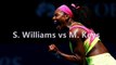 watch Serena vs Keys live tennis stream