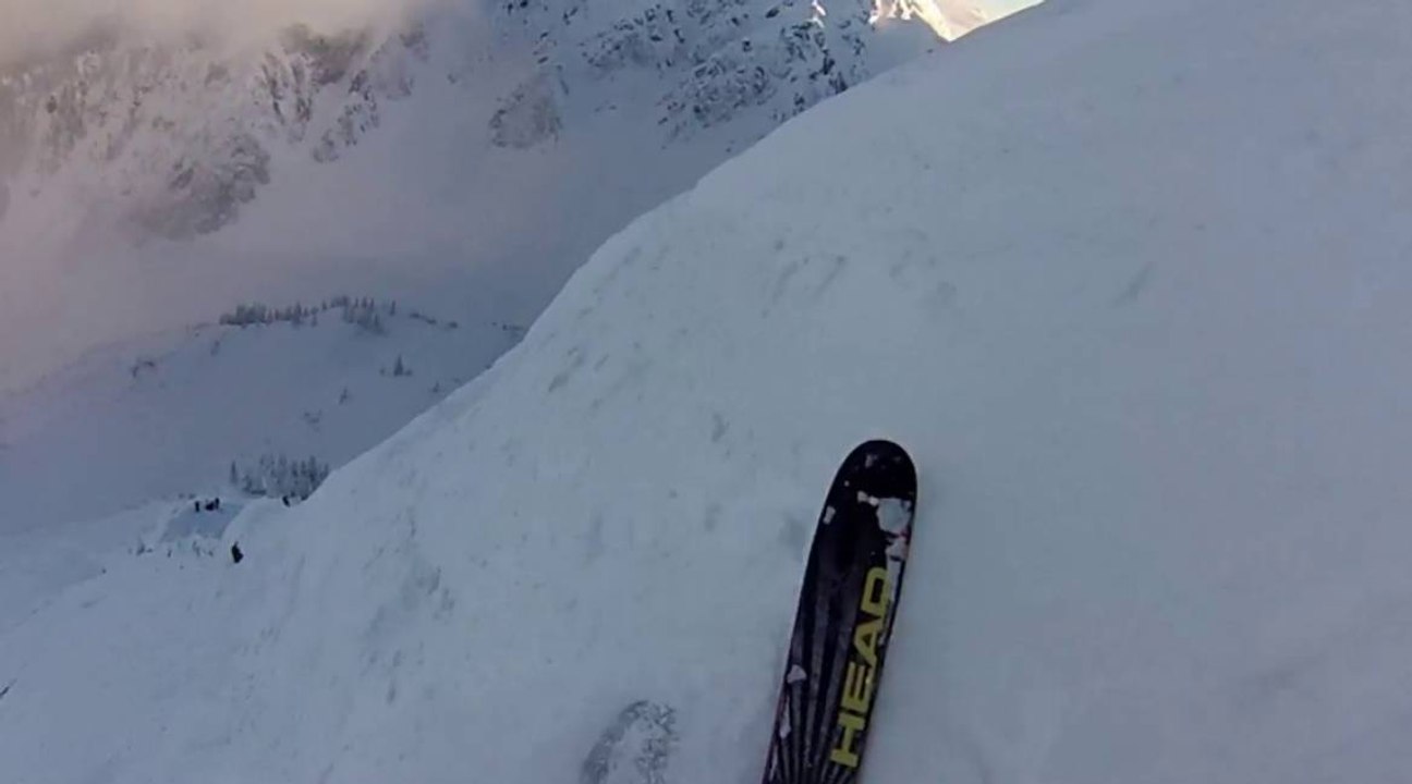 Caméra embarquée - La frayeur de Crystal Wright à Revelstoke