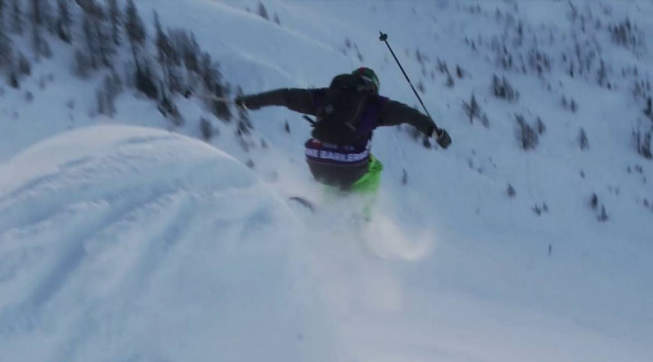 Freeride World Tour 2013 Courmayeur : le run de Reine Barkered