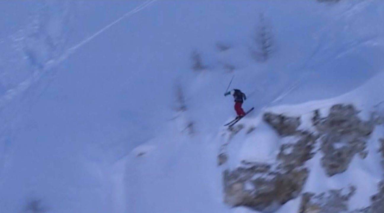 Freeride World Tour 2013 Courmayeur : le run de Jeremie Heitz