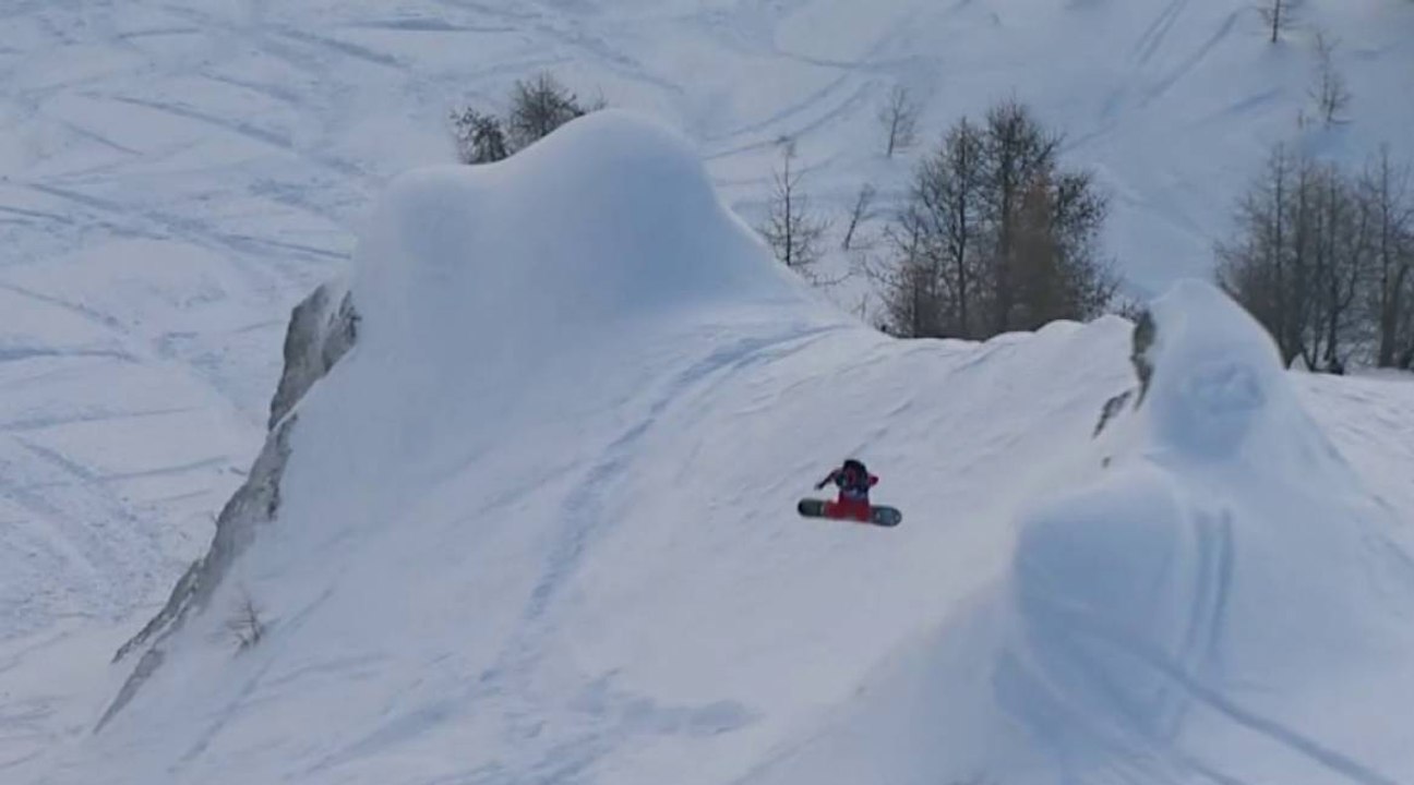 Freeride World Tour 2013 Courmayeur : le run d’Emilien Badoux