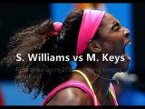 watch Serena vs Keys live telecast