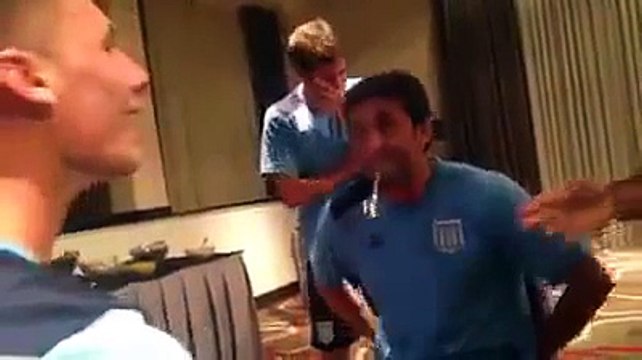 La broma de Diego Milito que hizo llorar de la risa a algunos jugadores de Racing