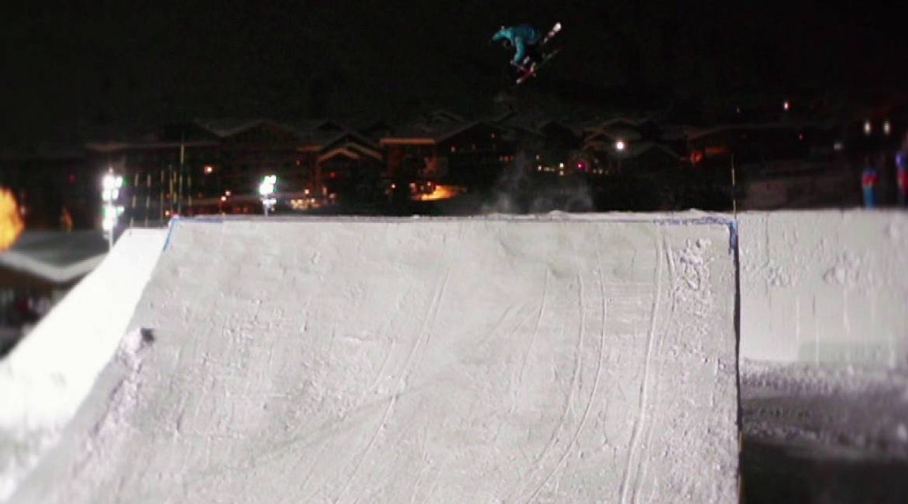 Un gros jump attend les riders du Frostgun Invitational