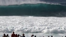 Le North Shore d'Hawaï en slow motion