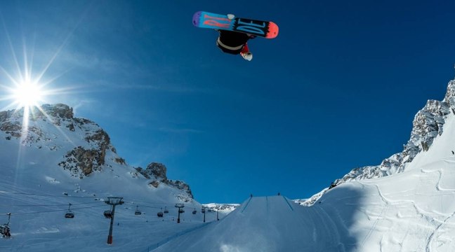 Sebastien Toutant médaillé d'or sur le Slopestyle de Tignes