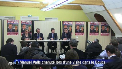 Valls chahuté lors d'un meeting dans le Doubs