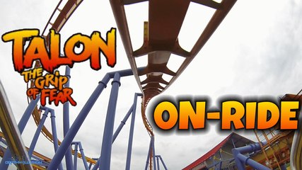 Talon - The Grip Of Fear On-ride Front Seat (HD POV) Dorney Park