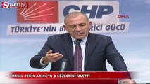 Gürsel Tekin Arınç'ın o sözlerini izletti