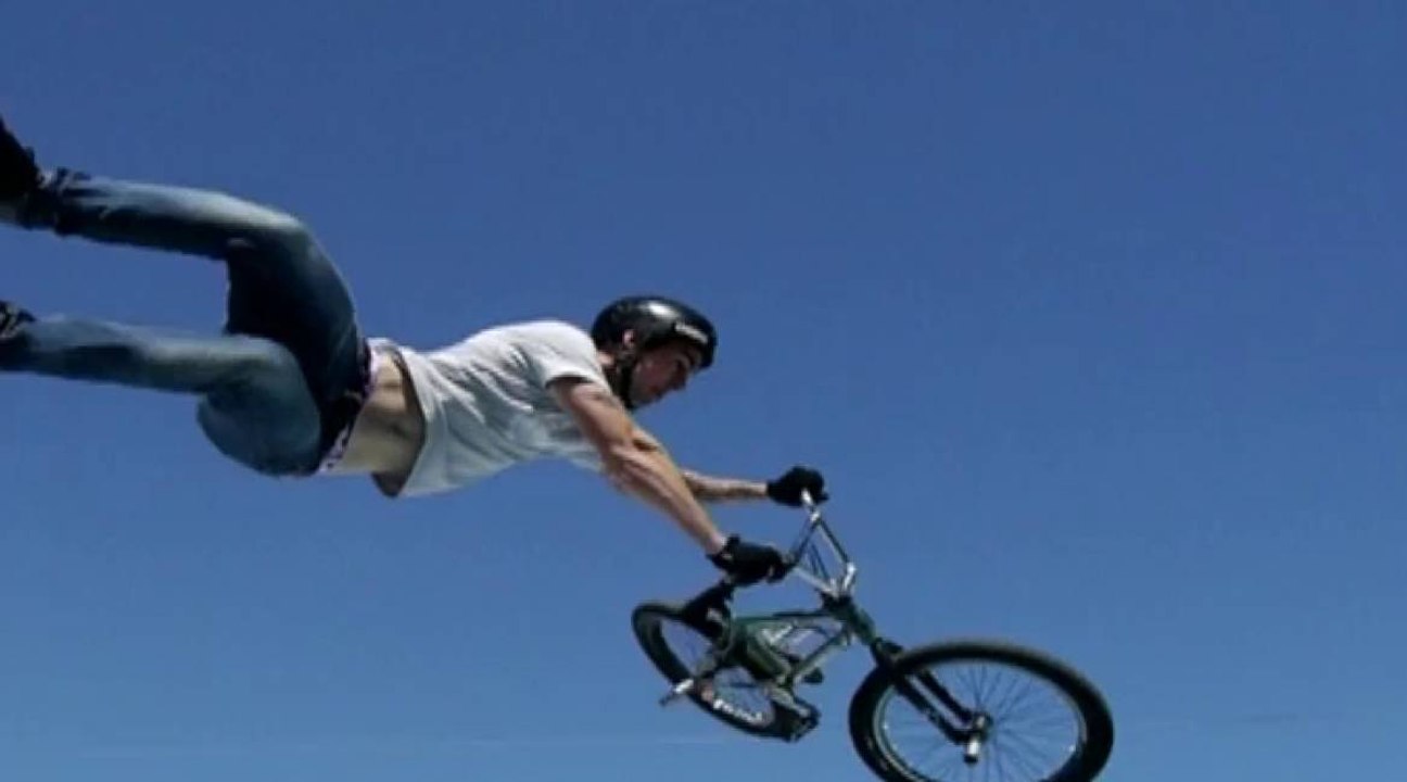 Le BMX s'invite au Mondial du vent avec Matthias Dandois